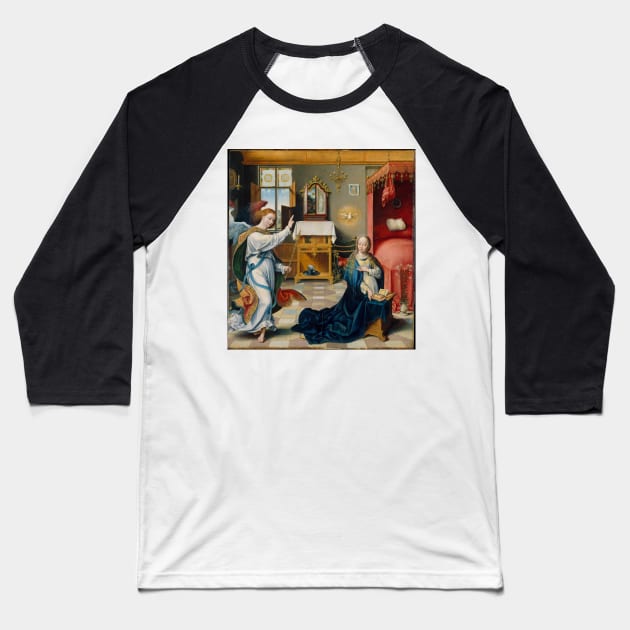 The Annunciation Baseball T-Shirt by truthtopower